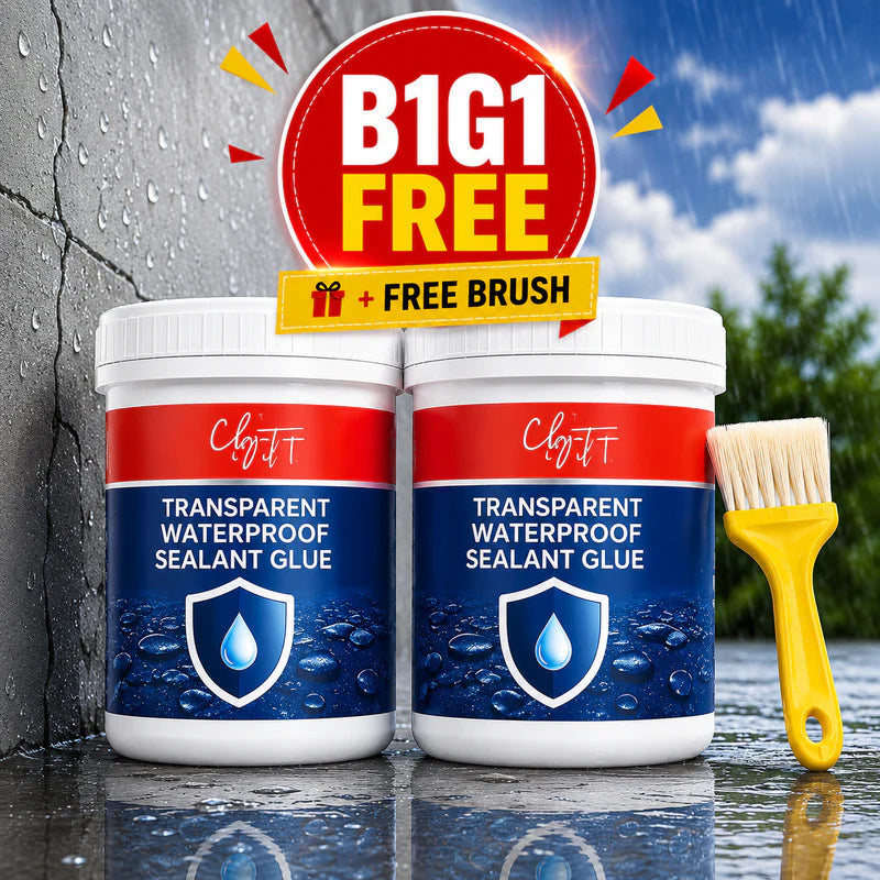 Transparent Waterproof Glue + Free Brush! 🔥 (Buy 1 Get 1 FREE) 🔥