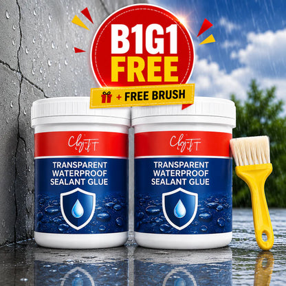 Transparent Waterproof Glue + Free Brush! 🔥 (Buy 1 Get 1 FREE) 🔥